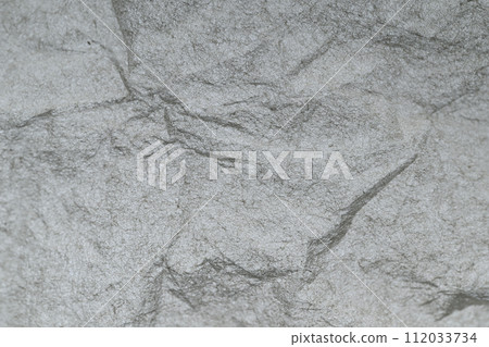 Background material of rock image made with Japanese paper 112033734