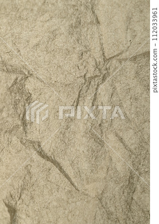Background material of rock image made with Japanese paper 112033961