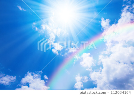 在藍天和太陽的彩虹 在藍天和太陽的彩虹 112034164