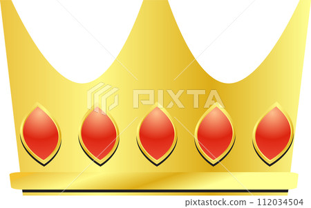 The Gold Crown for king or royalty concept The Gold Crown for king or royalty concept 112034504