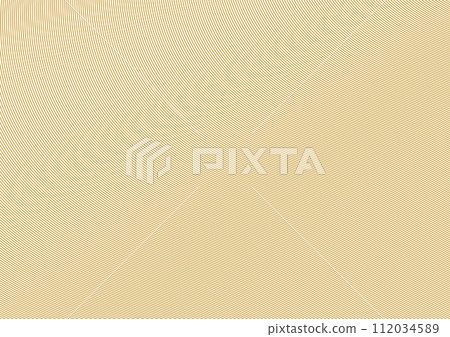 [White background] Smooth curved gold line gorgeous texture material 112034589