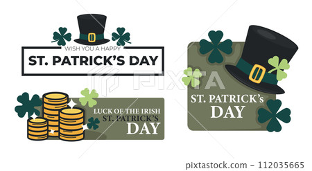 Wish you happy Saint Patricks day, Irish holiday 112035665