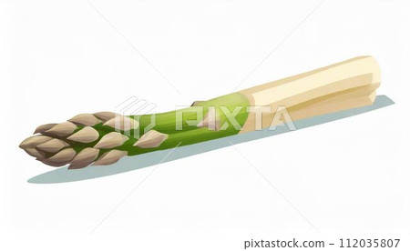 Asparagus on a white background 112035807
