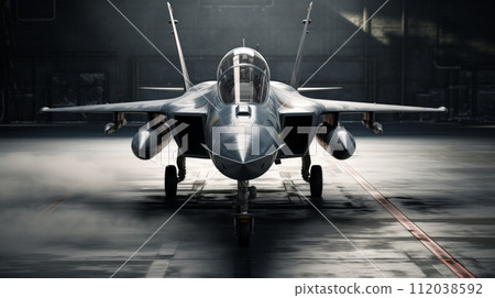 AI-generated content. Fighter Jets United States Air Force. Neural network AI generated art 112038592