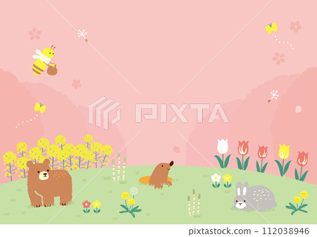 Spring fair illustration Spring fair illustration 112038946