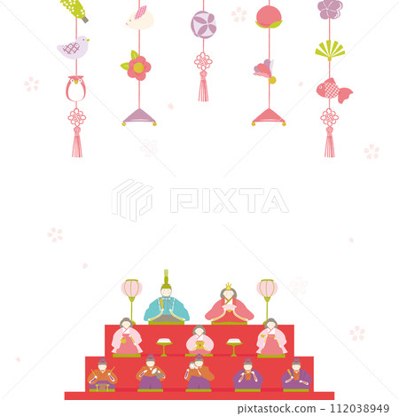 Hinamatsuri background illustration Hinamatsuri background illustration 112038949