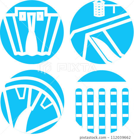 dam icon dam icon 112039662