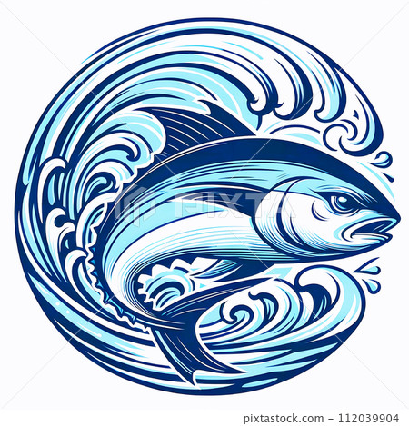 Bonito image illustration 112039904