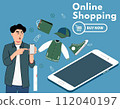 online shopping mobile app templates concept flat design illustration  112040197