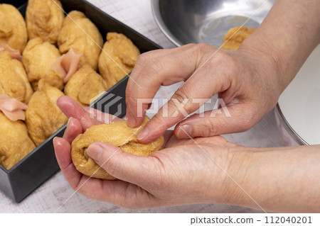 稻荷壽司的餡料與製作 112040201