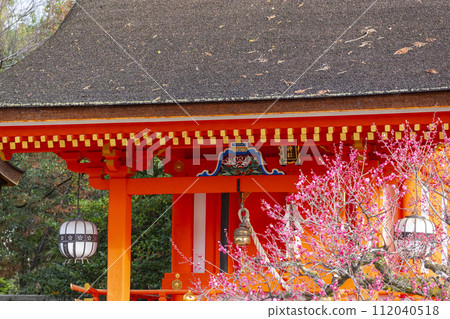 Early spring in Kyoto, Kitano Tenmangu Shrine, plum blossoms and Jishusha 112040518