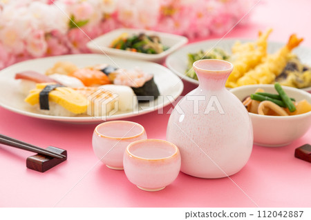 春天的櫻花觀賞圖 112042887