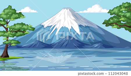 Serene Mountain Landscape with Lake Serene Mountain Landscape with Lake 112043048