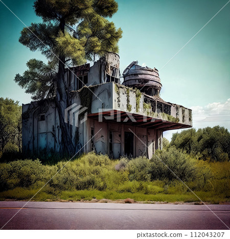 Nature's Takeover. Post-apocalyptic setting where nature prevails 112043207