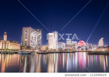 Night view of Minato Mirai Yokohama 112046029