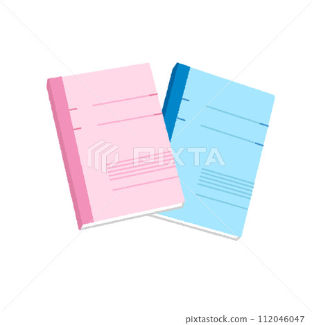 Illustration of a notebook 112046047