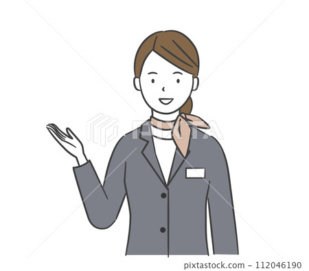 空姐微笑指導 空姐微笑指導 112046190