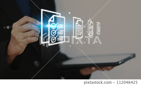 Standard quality control concept. Standard quality control concept. 112046425