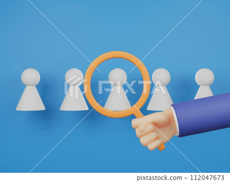 一個人被發現的圖像插圖 112047673