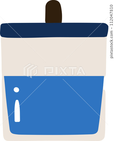 isolate coffee cup flat style on background isolate coffee cup flat style on background 112047810