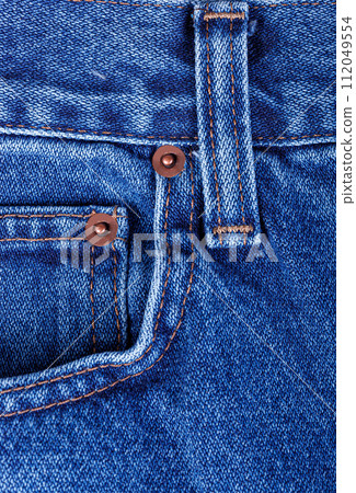 blue color jeans texture on white background blue color jeans texture on white background 112049554