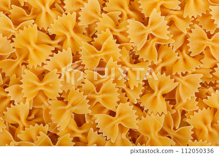Different types and shapes of dry italian pasta Different types and shapes of dry italian pasta 112050336