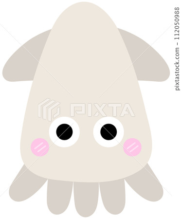 Cute Sea Animal in Children Style Cartoon fish Sea set squid 112050988
