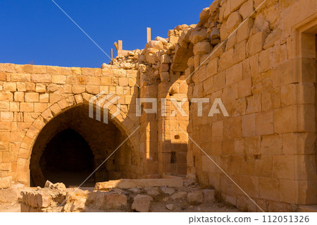 Ruins of crusaders Shobak Castle, Jordan 112051326