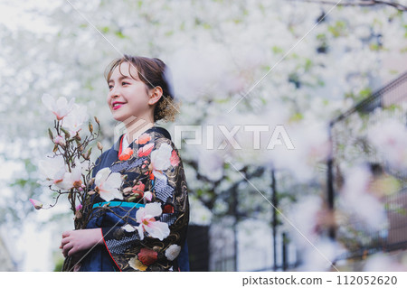 和服袴櫻花 112052620