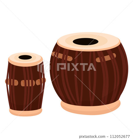 tabla. traditional Indian drums close up. 112052677