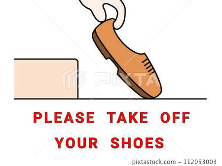take off shoes 112053003