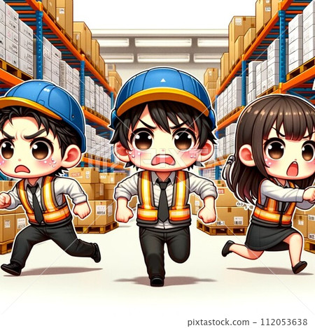 worker in warehouse 112053638