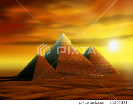 Mysterious pyramids Mysterious pyramids 112053814