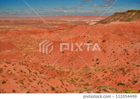 Barren Hostile Landscape Painted Desert Northern Arizona 112054499