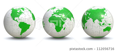 World Puzzle Globe World Puzzle Globe 112056716