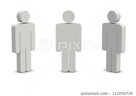 White Stickman White Stickman 112056726