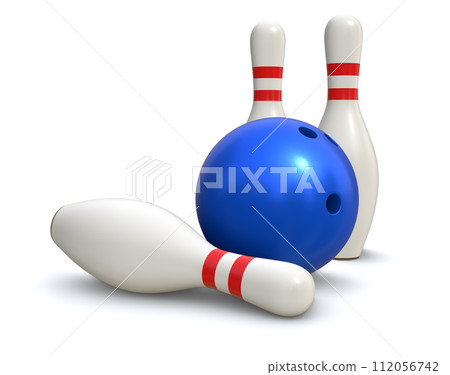 Bowling Pin and Ball Bowling Pin and Ball 112056742