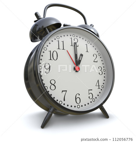 Black Alarm Clock 112056776