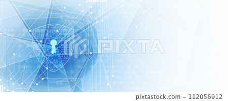 Cyber security and information or network protection. Future cyber technology web services for business and internet project 112056912