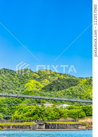 Miyagase Dam Lake in Spring, Kanagawa Prefecture Miyagase Dam Lake in Spring, Kanagawa Prefecture 112057060