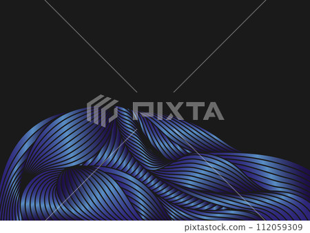 Colorful pattern of wavy lines. Background template for interior design, packaging, social networks. An idea for creative design 112059309