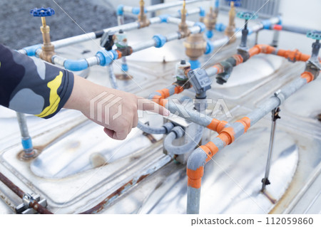 Water supply equipment inspection 112059860