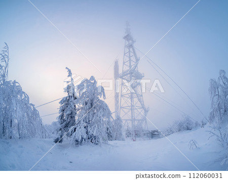 Observatory is in a frosty fog. Observatory is in a frosty fog. 112060031