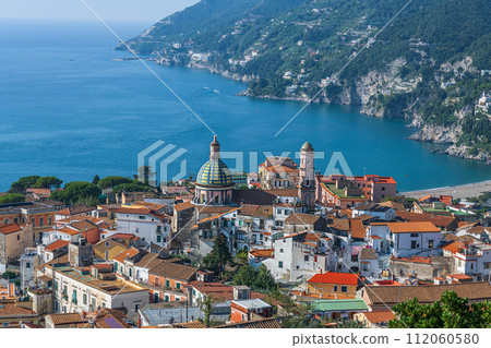 Vietri Sul Mare, Italy town skyline on the Amalfi Coast Vietri Sul Mare, Italy town skyline on the Amalfi Coast 112060580