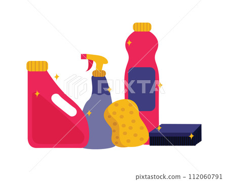 Washing tool sponge brush bottle detergent and spray household cleaning antibacterial hygiene product healthy care supplies 112060791