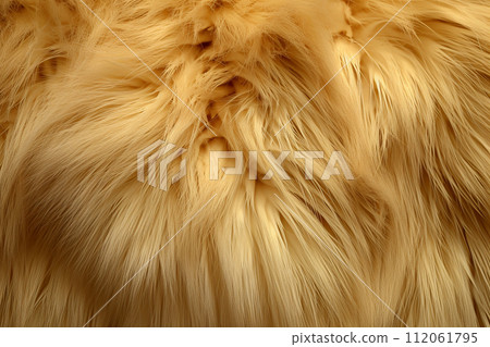 A photo of a furry texture, pattern background 112061795