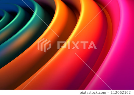 Abstract colorful wavy background in vibrant orange, red, and pink tones Abstract colorful wavy background in vibrant orange, red, and pink tones 112062162