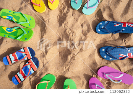 Summer beach background 112062823