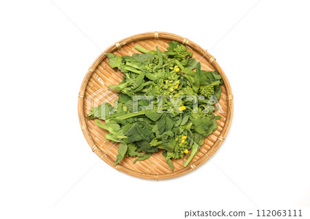 白色背景漏杓上的 Nanoka 112063111