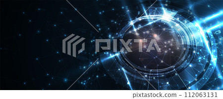 Cyber security and information or network protection. Future cyber technology web services for business and internet project 112063131